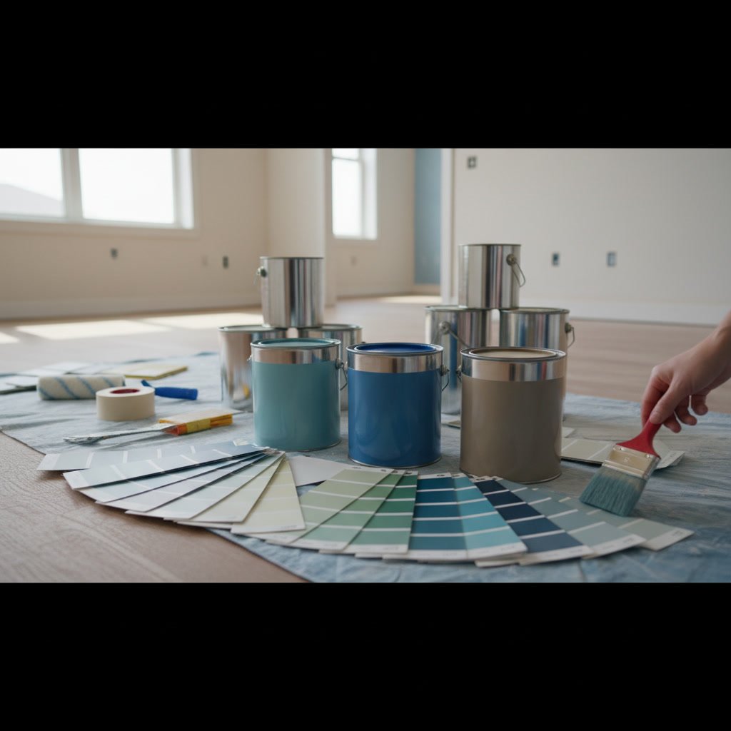 Professional painter applying paint to interior walls in Poughkeepsie home