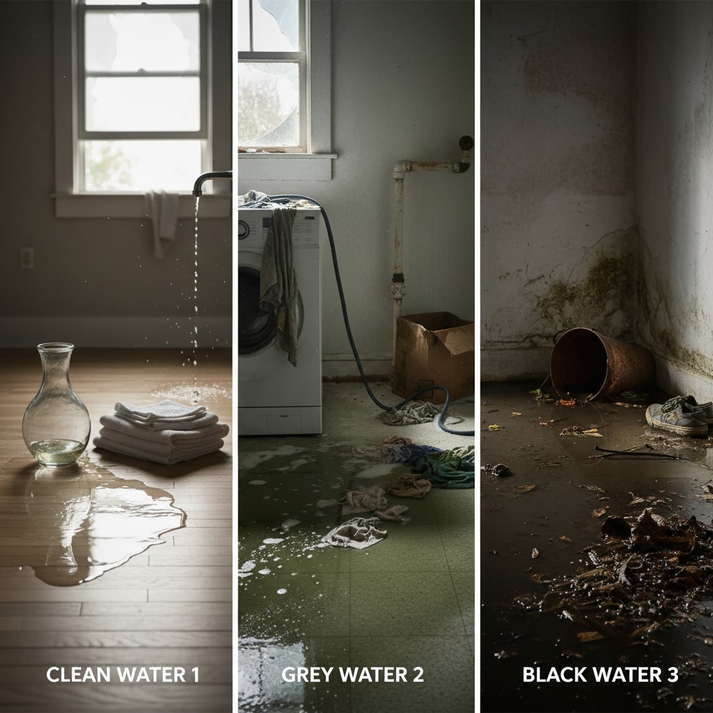 Water damage on ceiling and walls requiring professional restoration assessment in Poughkeepsie home